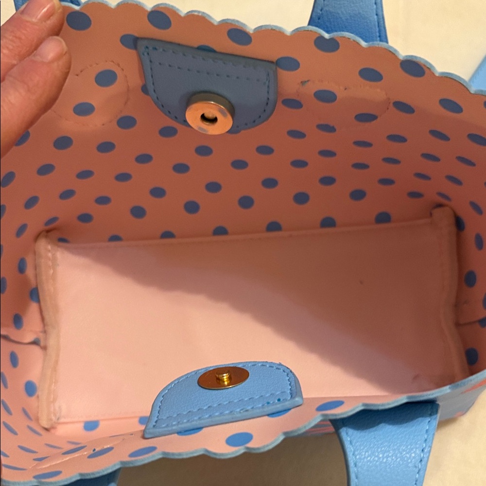 Blue Strawberry Embellished Women's Bag - Picture 8 of 10